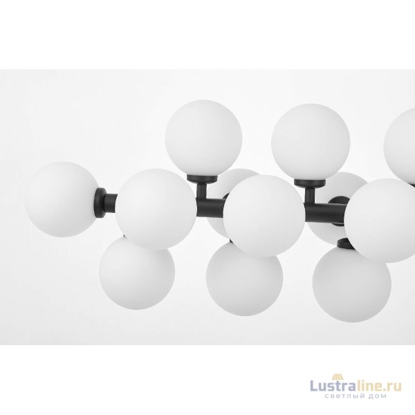 Люстра на штанге Lumina Deco Marsiada LDP 6033-24 BK