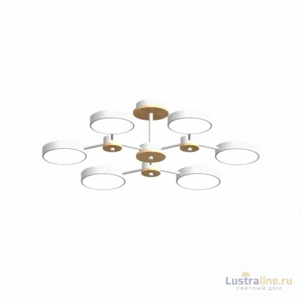 Люстра на штанге LED4U L3216-730 WH