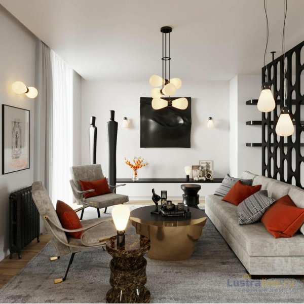 Люстра на штанге Odeon Light Elica 5418/6 Люстра на штанге Odeon Light Elica 5418/6
