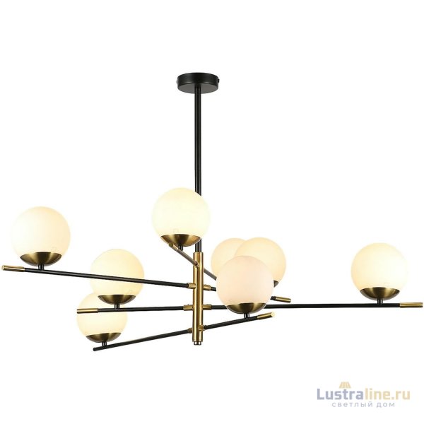 Люстра на штанге Illumico IL0063-8P-79 BK COP Люстра на штанге Illumico IL0063-8P-79 BK COP