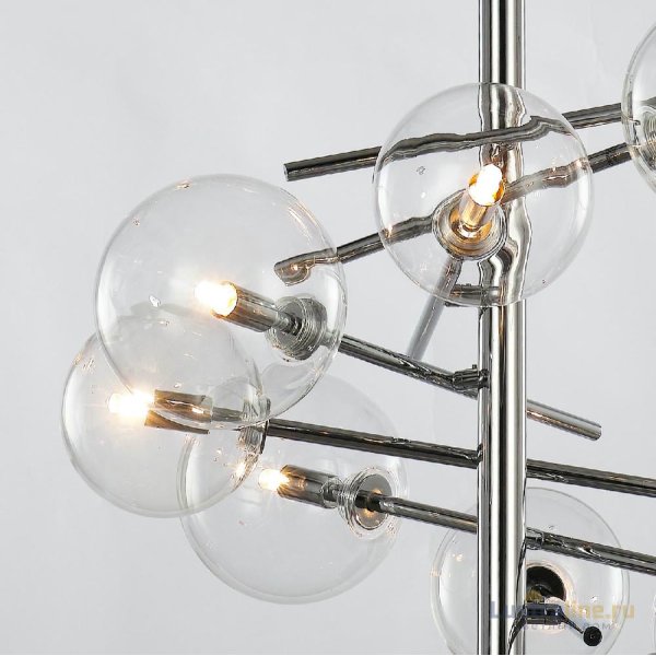 Люстра на штанге Delight Collection Globe Mobile MX19009070-8A chrome Люстра на штанге Delight Collection Globe Mobile MX19009070-8A chrome