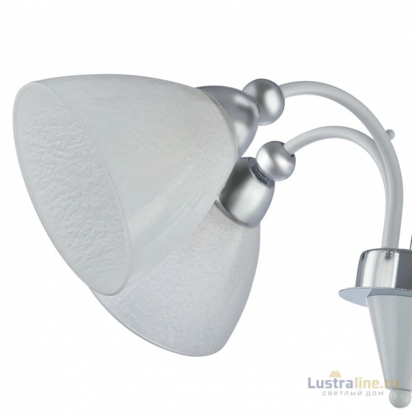 Люстра на штанге Arte Milano Napoli 326008/3 WH+CR Люстра на штанге Arte Milano Napoli 326008/3 WH+CR