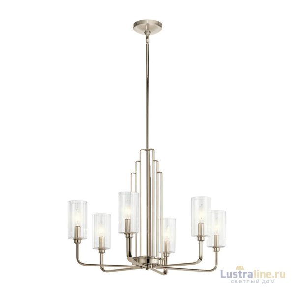 Люстра на штанге Kichler Kimrose QN-KIMROSE6-PN
