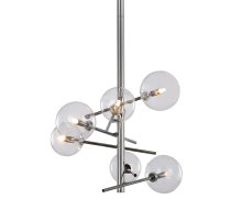 Люстра на штанге Delight Collection Globe Mobile MX19009070-6A chrome