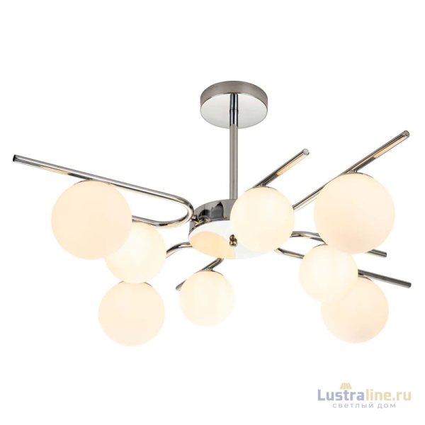 Люстра на штанге Escada Sphere 642/8P Silver УЦ