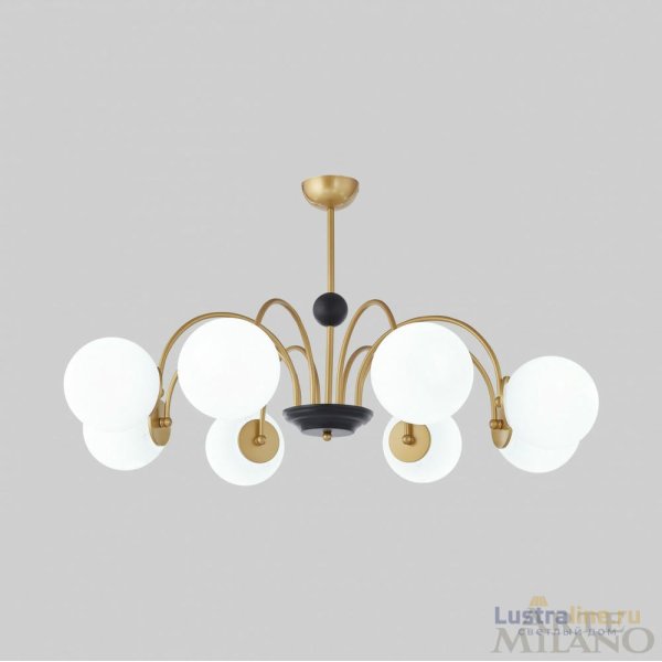 Люстра на штанге Arte Milano Napoli 312066/D940/8 BS/BK