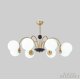 Люстра на штанге Arte Milano Napoli 312066/D940/8 BS/BK