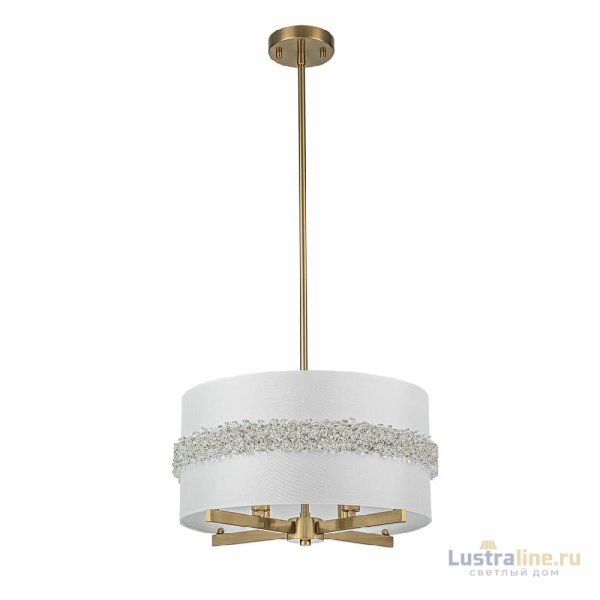 Люстра на штанге Indigo Effetto 13030/4R Brass V000514