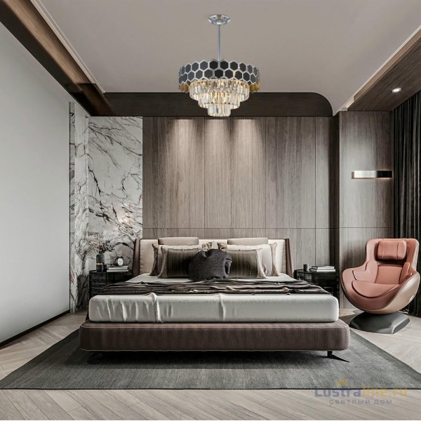 Люстра на штанге Arte Milano Sorrento 375009/4+2/300/480 CR Люстра на штанге Arte Milano Sorrento 375009/4+2/300/480 CR