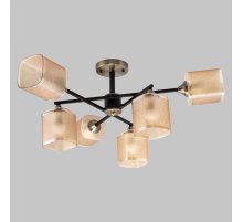 Люстра на штанге IMEX MD.4212-6-S-BK+AB Люстра на штанге IMEX MD.4212-6-S-BK+AB