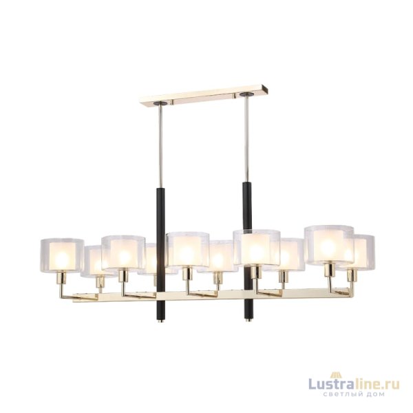 Люстра на штанге Crystal Lux MAESTRO SP-PL10 L1100 GOLD Люстра на штанге Crystal Lux MAESTRO SP-PL10 L1100 GOLD