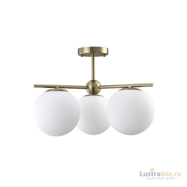 Люстра на штанге Crystal Lux FELIZ SP-PL3 BRONZE/WHITE