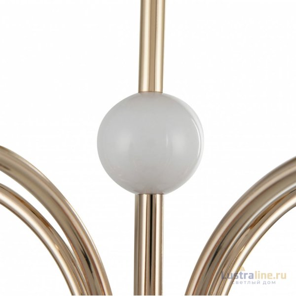 Люстра на штанге Arte Milano Napoli 325410/5 FG+WH Люстра на штанге Arte Milano Napoli 325410/5 FG+WH