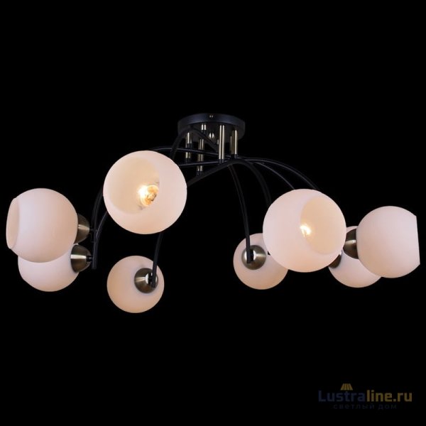 Люстра на штанге Illumico IL0250-8CSQ-79 BK AB