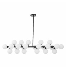 Люстра на штанге Lumina Deco Marsiada LDP 6033-24 BK