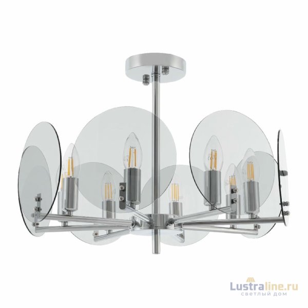 Люстра на штанге Arte Milano Sorrento 379309/8/490 CR Люстра на штанге Arte Milano Sorrento 379309/8/490 CR