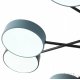 Люстра на штанге Arte Milano Ferrara 250906/8B Bk/Gr