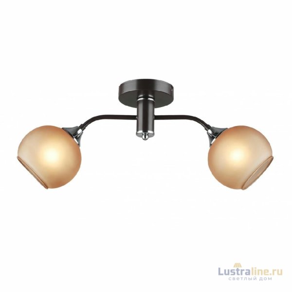 Люстра на штанге IMEX MD.5965-2-S-COFFEE+CR