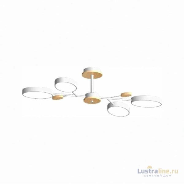 Люстра на штанге LED4U L3219-830 WH