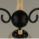 Люстра на штанге Reluce 04886-0.3-03 BK+WOOD