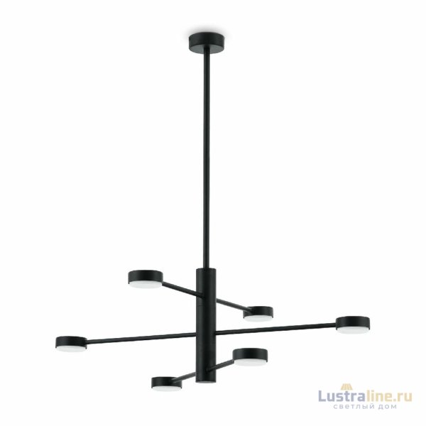 Люстра на штанге Freya Tactic FR5363CL-06B