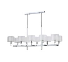 Люстра на штанге Crystal Lux MAESTRO SP-PL10 L1100 CHROME
