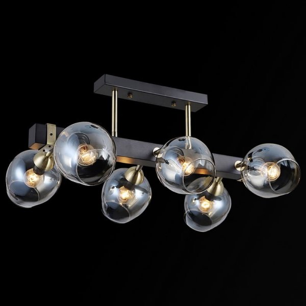Люстра на штанге Illumico IL9736-6CSQ-79 BK AB