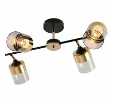 Люстра на штанге Reluce 01555-3.3-04B BK+FGD Люстра на штанге Reluce 01555-3.3-04B BK+FGD