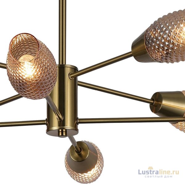 Люстра на штанге Escada Desire 10165/8PL Copper Люстра на штанге Escada Desire 10165/8PL Copper