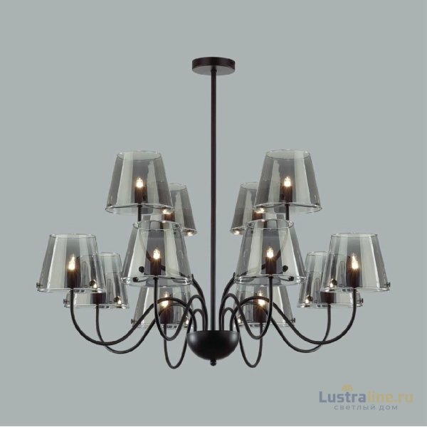 Люстра на штанге Lumion Smoky 6570/12C Люстра на штанге Lumion Smoky 6570/12C