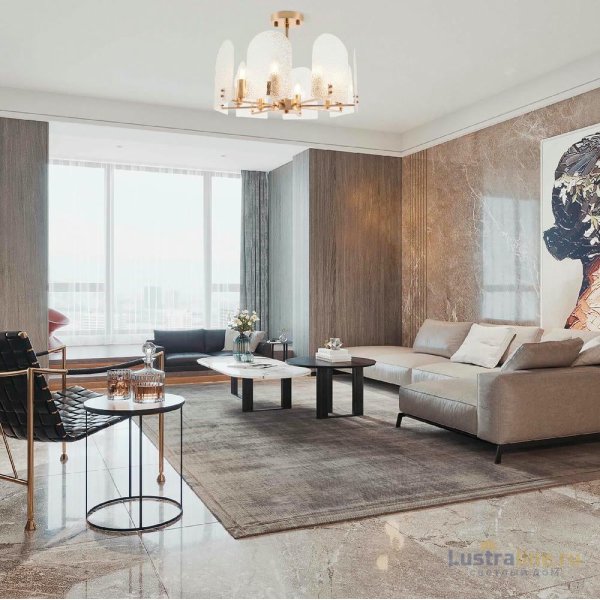 Люстра на штанге Arte Milano Sorrento 378309/8/480 GD