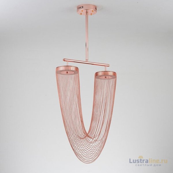 Люстра на штанге Delight Collection Otero 8608P copper