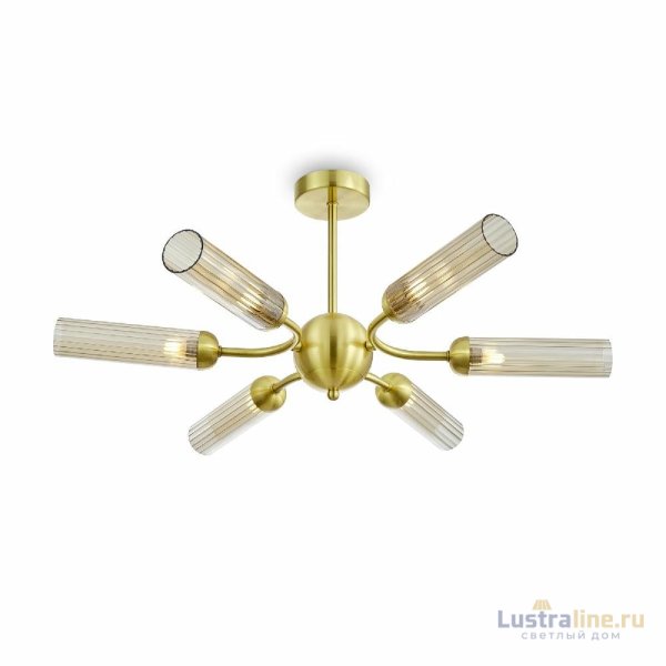 Люстра на штанге Freya Borgy FR5379CL-06G