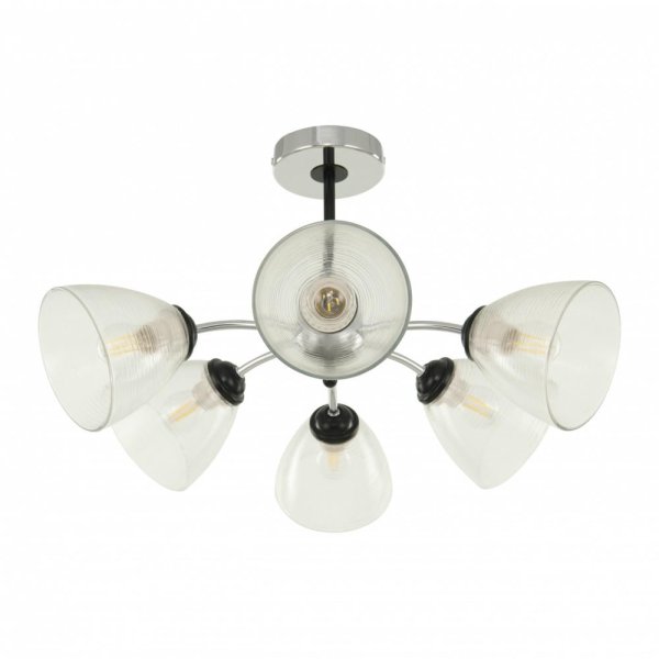 Люстра на штанге Arte Milano Napoli 329007/3+3 CR.BK