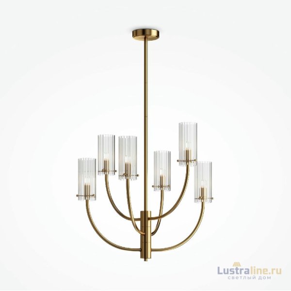Люстра на штанге Maytoni Arco MOD223PL-06BS