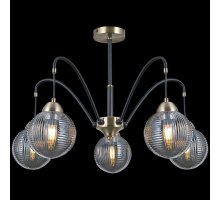 Люстра на штанге Illumico IL0433-5PSQ-79 BK AB