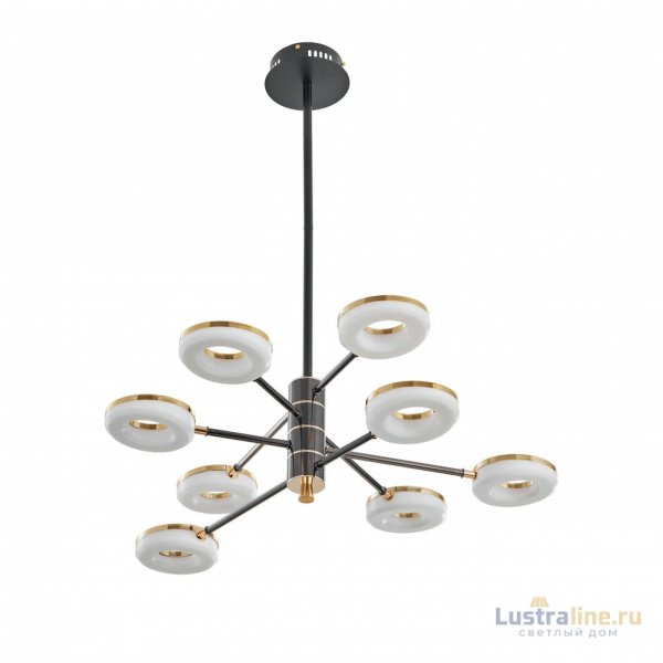 Люстра на штанге Arte Milano Ferrara 276699/8 BK/GD Люстра на штанге Arte Milano Ferrara 276699/8 BK/GD