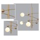 Люстра на штанге Delight Collection Globe Mobile 10215P/5 brass