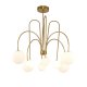Люстра на штанге Delight Collection KG1213P-8 brass