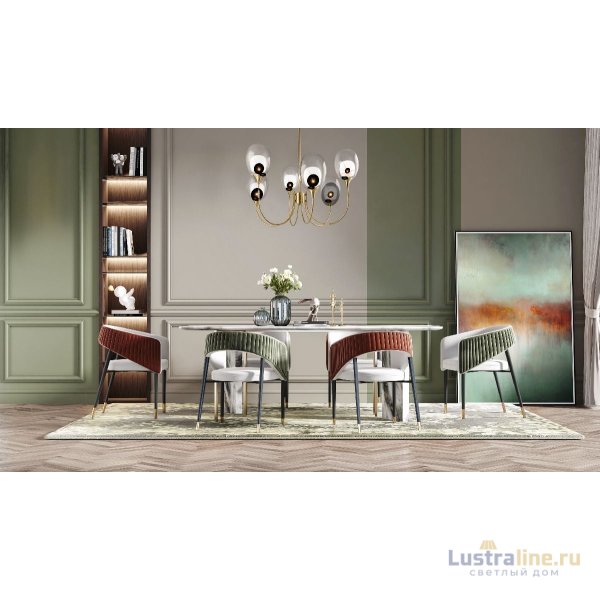 Люстра на штанге Maytoni Aura MOD016PL-06BS