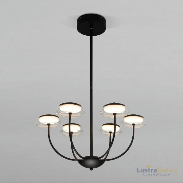Люстра на штанге Eurosvet Fungo 50388 LED черный a068861