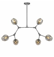 Люстра на штанге AM Group LOFT-6 BK