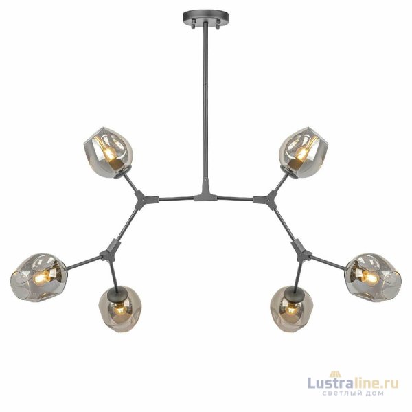 Люстра на штанге AM Group LOFT-6 BK