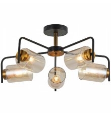 Люстра на штанге Illumico IL8248-5COU-79 BK GD