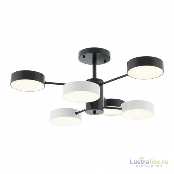Люстра на штанге Arte Milano Ferrara 250906/6B Bk/Wh Люстра на штанге Arte Milano Ferrara 250906/6B Bk/Wh
