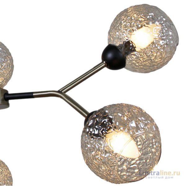 Люстра на штанге Illumico IL0268-6PSQ-79 BK AB
