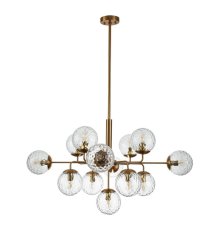 Люстра на штанге Indigo Cocoon 11008/13P Brass V000121