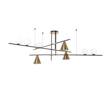 Люстра на штанге Arte Lamp Jacob A7029PL-9BK