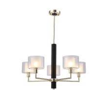 Люстра на штанге Crystal Lux MAESTRO SP-PL5 GOLD Люстра на штанге Crystal Lux MAESTRO SP-PL5 GOLD