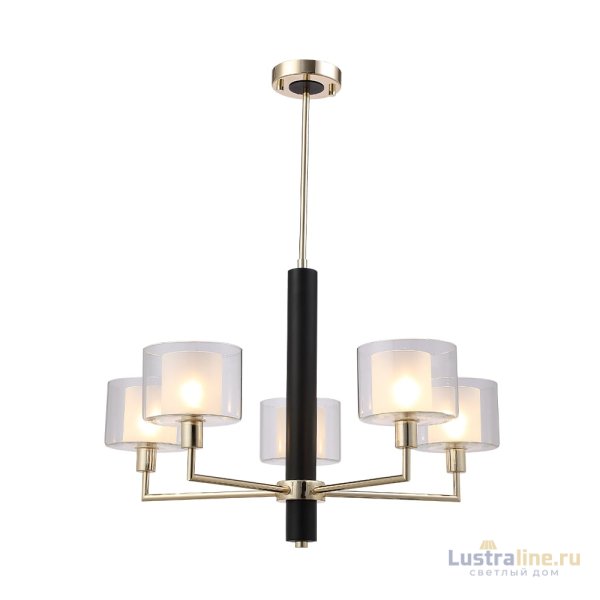 Люстра на штанге Crystal Lux MAESTRO SP-PL5 GOLD Люстра на штанге Crystal Lux MAESTRO SP-PL5 GOLD